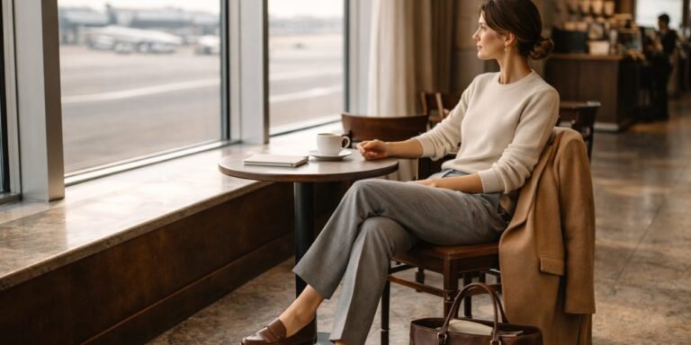 How To Dress On A Plane With Old Money Polish